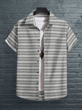 Men Regular Fit Printed Spread Collar Casual Shirt